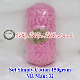 Sợi simply cotton (58k/cuộn/150 gram)