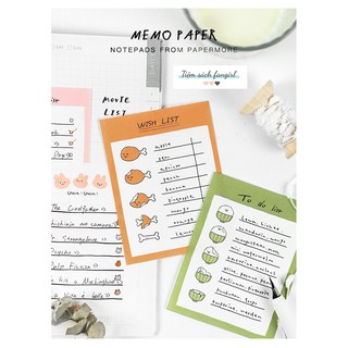 Giấy nhớ sticky note Memo