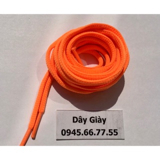 Dây giày màu cam 1m2 bảng ovan
