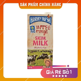 Sữa tươi tiệt trùng không béo Harvey Fresh 1L