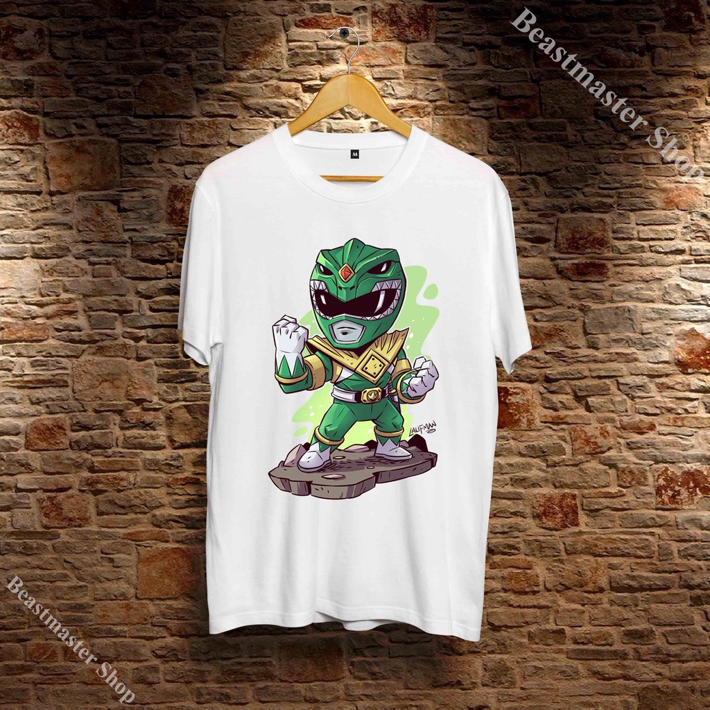 Áo Power Rangers 5 anh em siêu nhân cho bé đẹp ngắn tay dễ thương cực chất cute H28PRS003