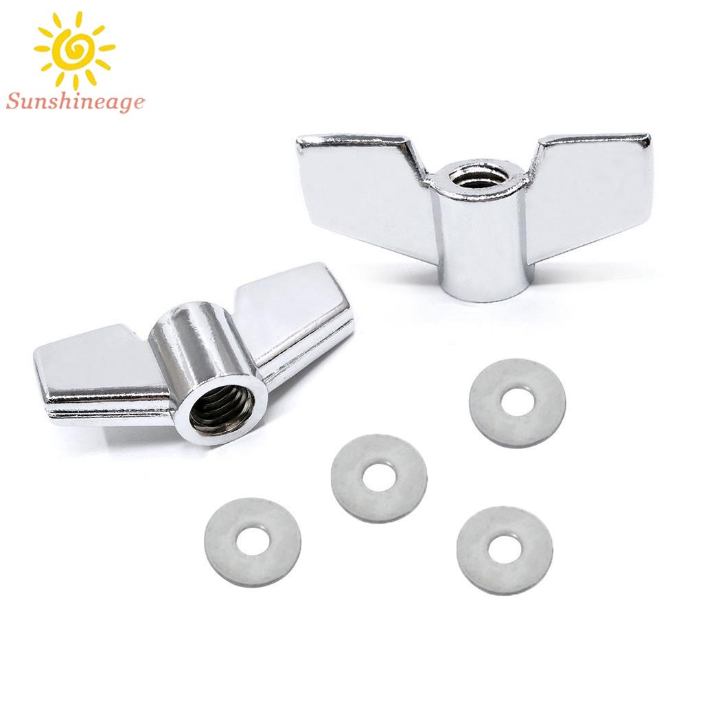 SUNAGE- ~Shelf drum kit 4cm Felt Washer Butterfly Nuts Cymbal Sleeves Gray Parts【SUNAGE-HOT Fashion】