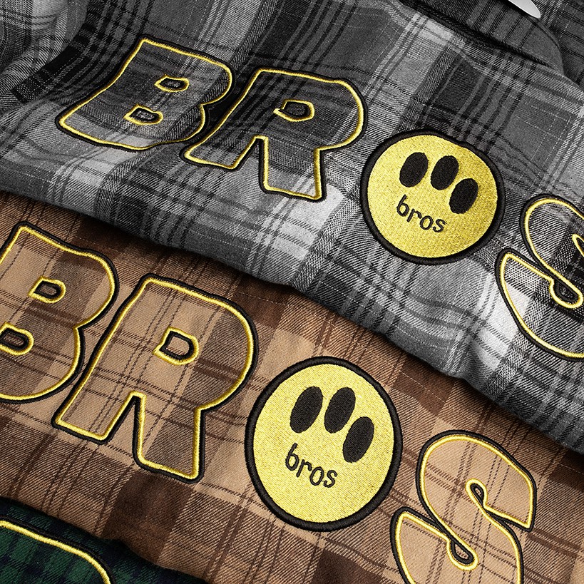 Áo Sơ Mi Nam Flannel Hàng Hiệu SUPER BROS Unisex Thêu Logo - Thiết Kế Trẻ Trung, Hiện Đại - Với Nhiều Màu Nam Tính | BigBuy360 - bigbuy360.vn