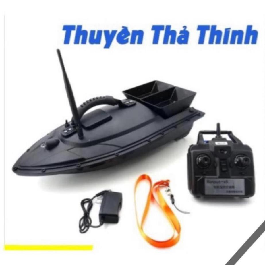 Thuyền Thả Thính 2 NGĂN Điều Khiển Từ Xa Khoảng Cách 500m - Thuyền Thả Thính Đa Năng Tiện Lợi ( BẢO HÀNH 6 THÁNG ) NO1