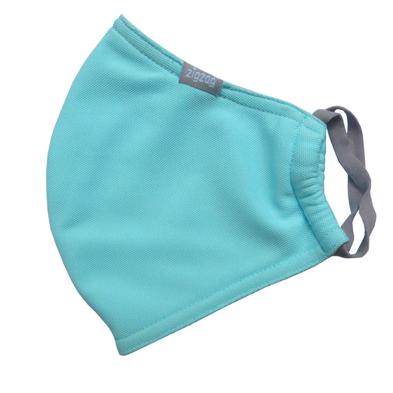 Khẩu trang nhỏ chống nắng UPF50+ zigzag MAS00115 (Blue) | BigBuy360 - bigbuy360.vn