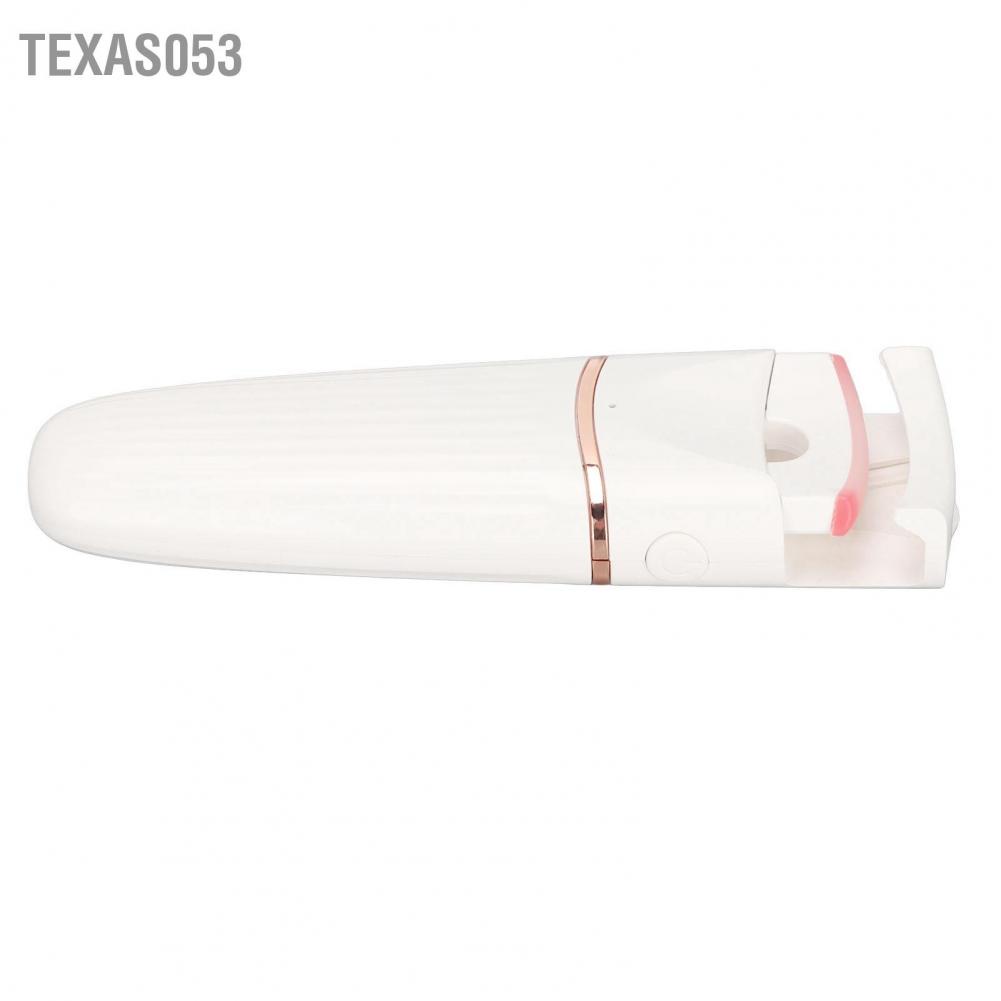 Texas053 Texas053 Dụng cụ uốn lông mi làm nóng bằng điện USB Sạc lâu dài Uốn nhanh Máy được sưởi ấm di động