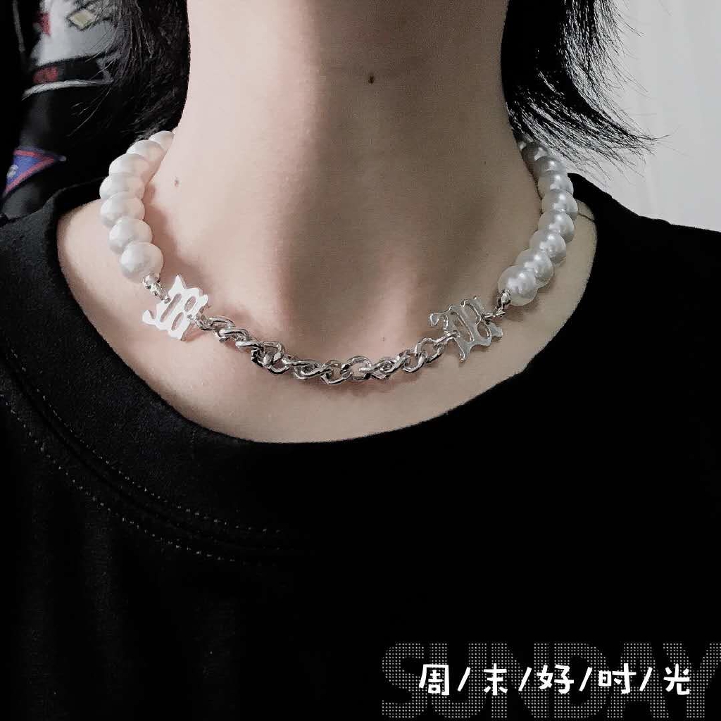 Dây chuyền ngọc trai giả thiết kế đơn giản thời trang sang trọng