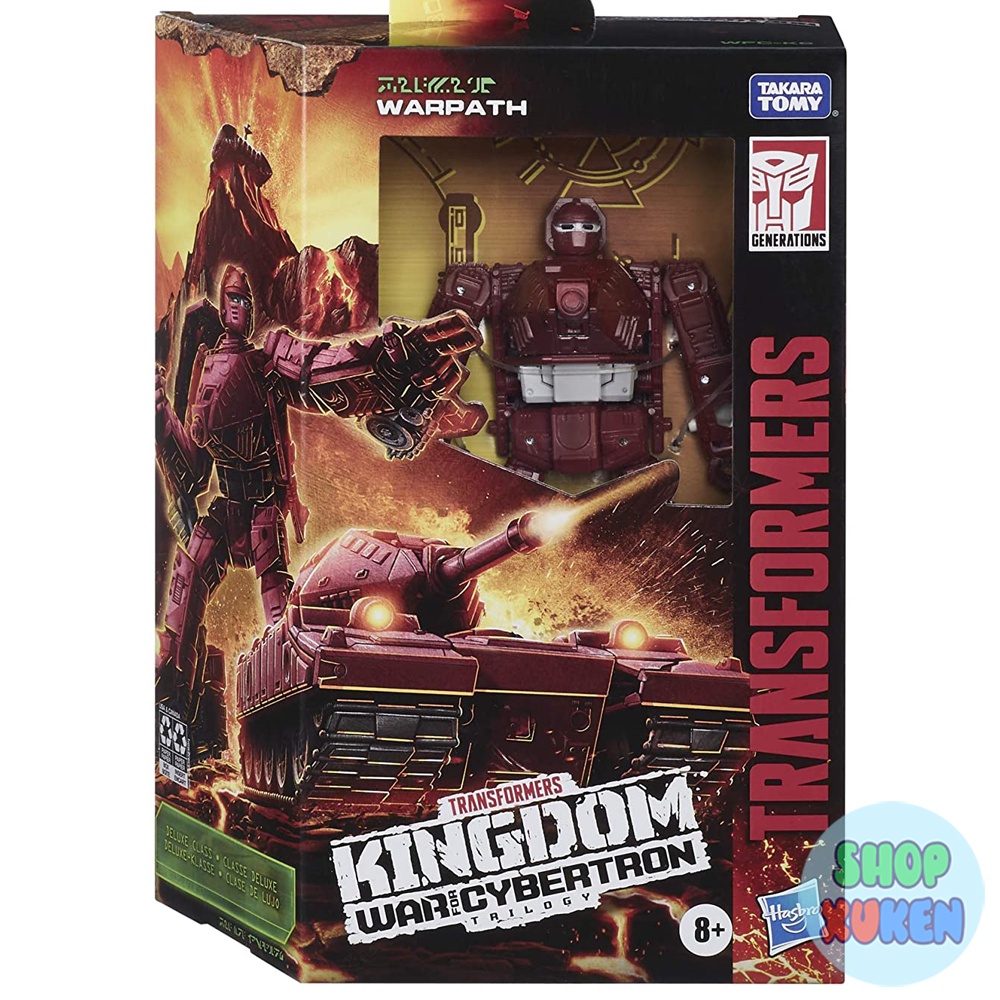 Robot Warpath đồ chơi biến hình xe tăng trong transformers war for cybertron Kingdom - Deluxe WFC-K6