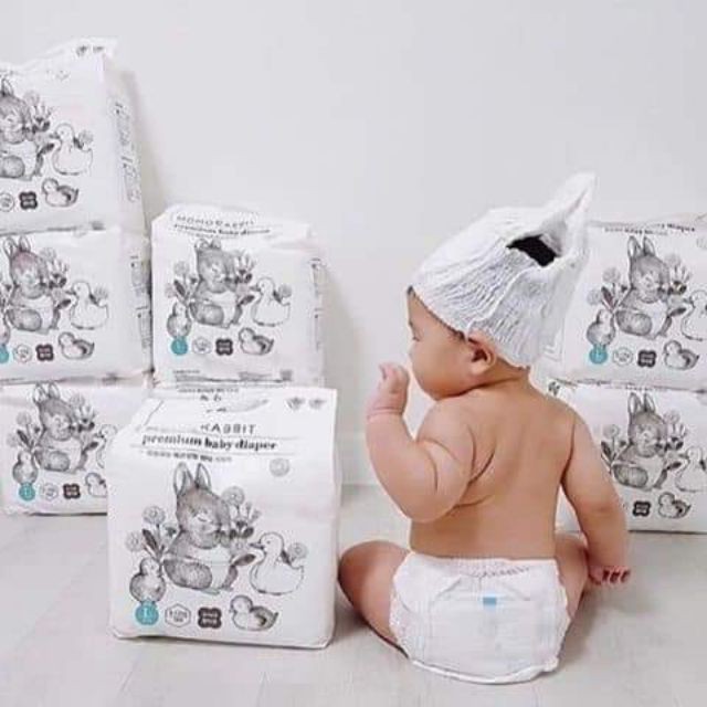 Bỉm Dán Momo Rabbit Hàn Quốc Cho Bé