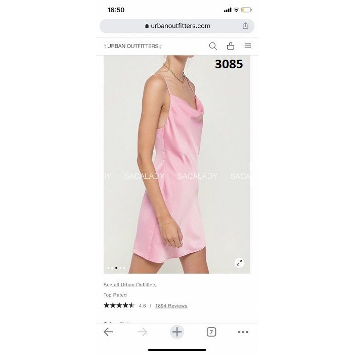 Đầm URBAN 2 Dây Cổ Đổ Dây Leo Thân Sau - 3085 | BigBuy360 - bigbuy360.vn