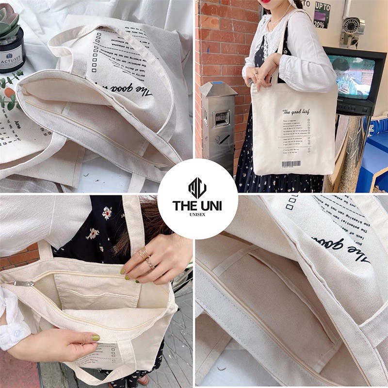 Các Mẫu Túi Tote Túi Vải Canvas Hàng Quảng Châu Loại Chất Đẹp Kiểu Dáng Bao Xinh