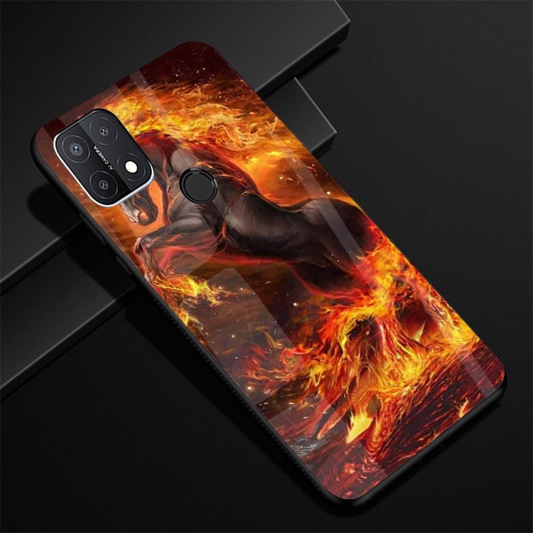 Ốp Lưng OPPO A15/A15s mặt kính cường lực cao cấp thiết kế Độc Quyền