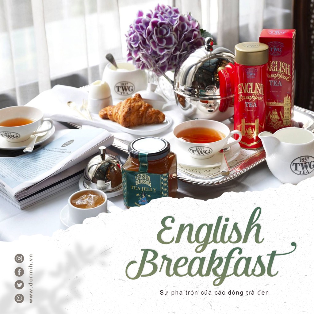 SET TRÀ English Breakfast | Mix các dòng trà điểm tâm kiểu Anh