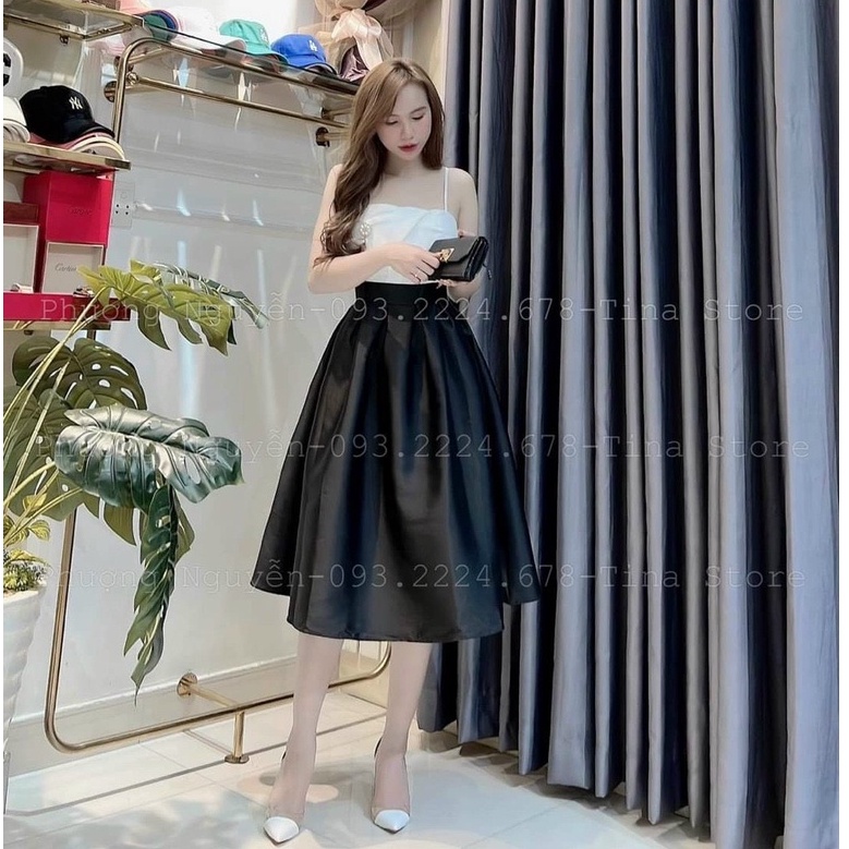 Váy đầm xòe 2 dây có mút ngực siêu xinh nổi hơn cô dâu phù hợp mọi phong cách sang chảnh