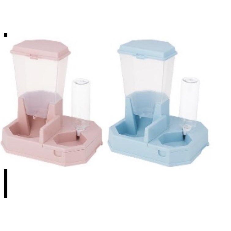 Bộ bình đựng thức ăn + bình nước + bát ăn cho chó mèo tự động ip201