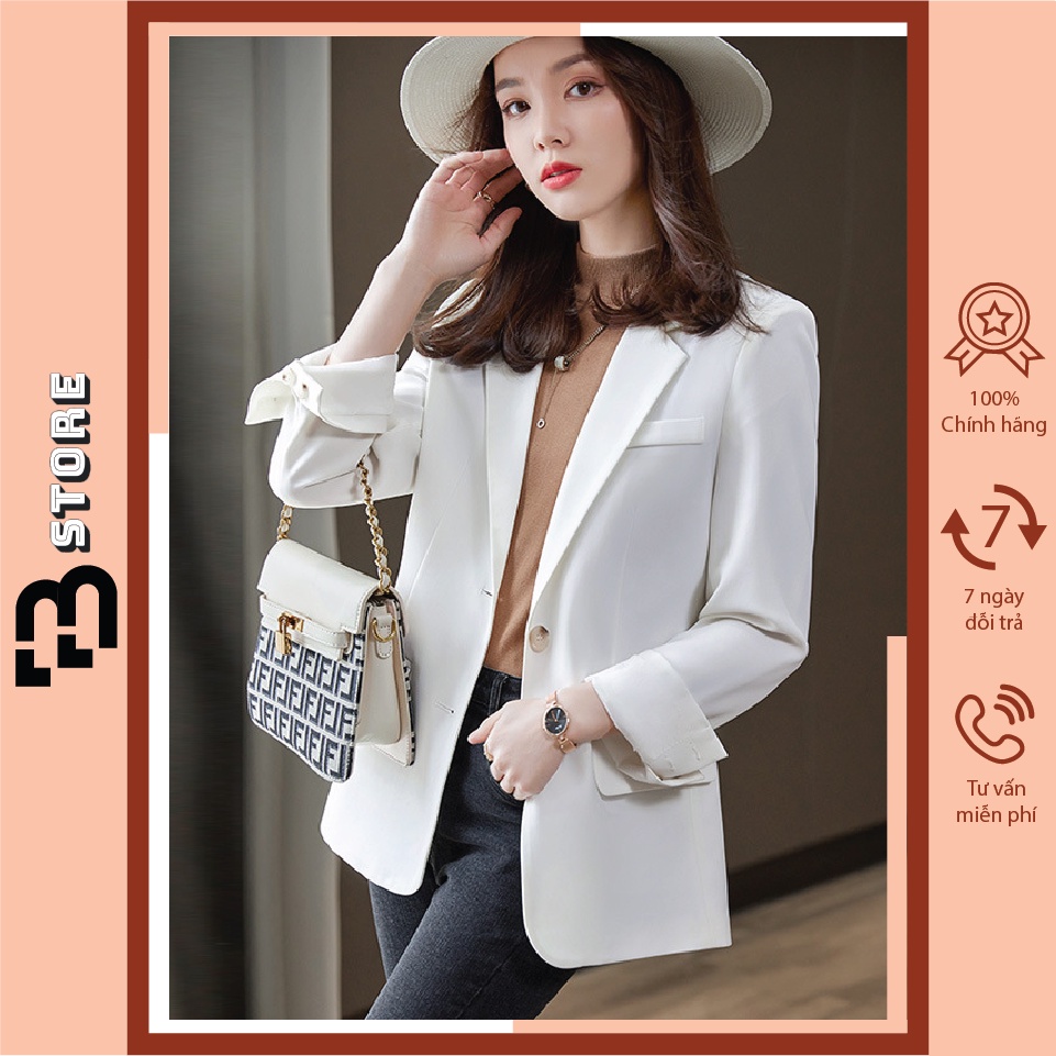 Áo blazer nữ tay dài dáng rộng công sở bigsize phong cách ulzzang hàn quốc BSTORE AK01
