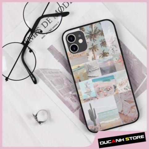 Ốp lưng iphone SAMSUNG hình L2 Beach Collage Vùng Biển Xa collage art aesthetic đen  cho các dòng iPhone PAP20211074