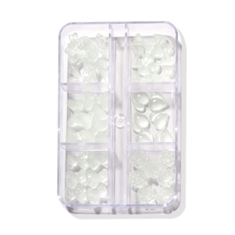 Set Đá Quý 3D Phát Quang Hình Chú Gấu Dùng Trang Trí Móng Tay Nghệ Thuật