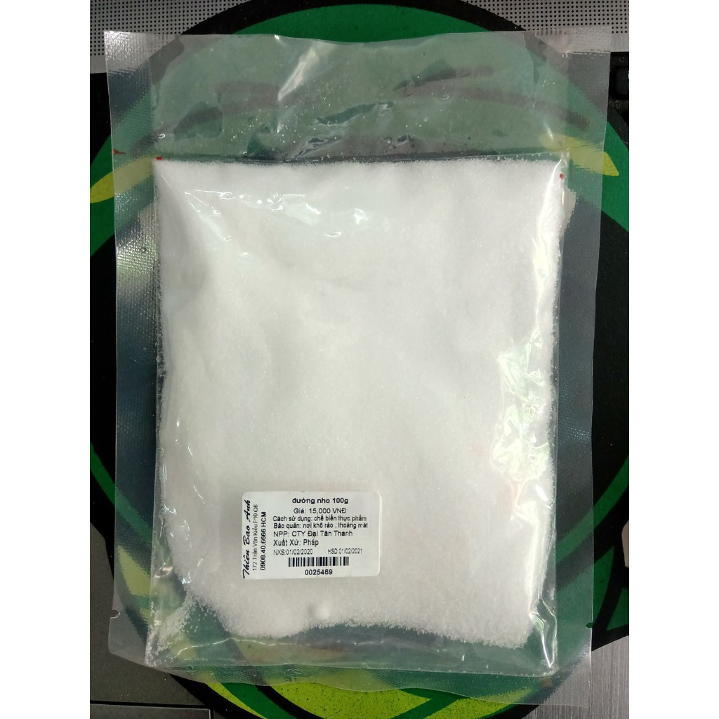 Đường nho gói  100g