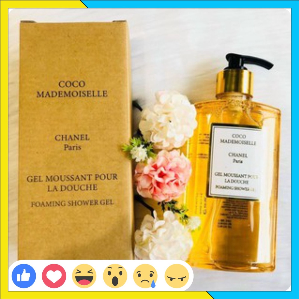 Sữa Tắm Nước Hoa CoCo Chanel Mademoiselle Tạo Bọt Trắng Da Tẩy Da Chết