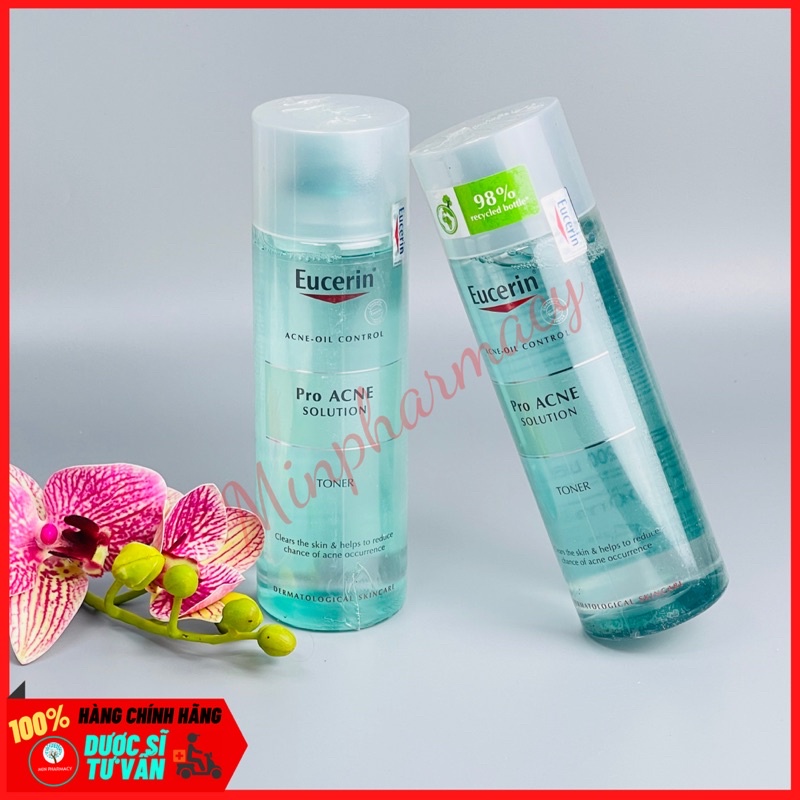 Nước cân bằng cho da nhờn mụn EUCERIN ACNE TONER 200ml- Minpharmacy
