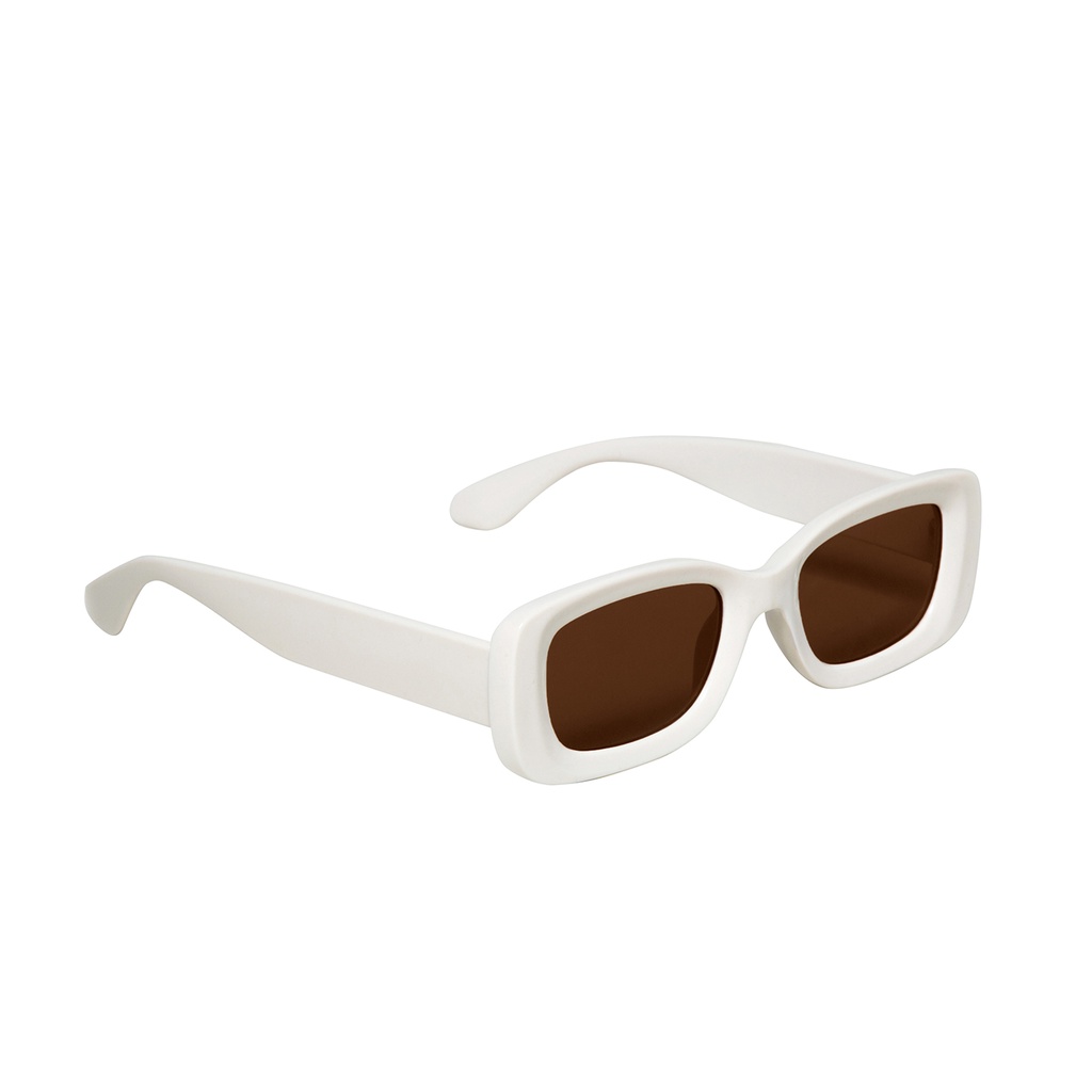 Kính mát Sunnies Studios Gọng Vuông Domino in Cream