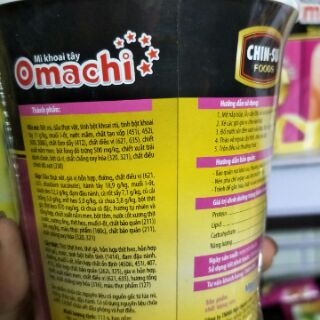 Mì Omachi cây thịt thật vị sườn 45g