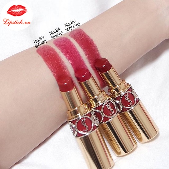 Son YSL Rouge Volupte Shine, Dưỡng có màu, 1971, 08, 02, 11 - Bản mới nhất 2023