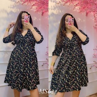 Đầm dây rút ngực bigsize