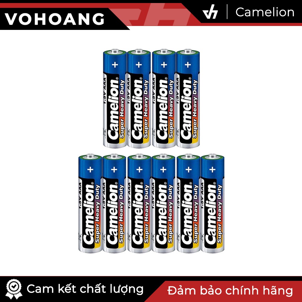 10 pin Camelion AAA R03P không sạc (Bạc)