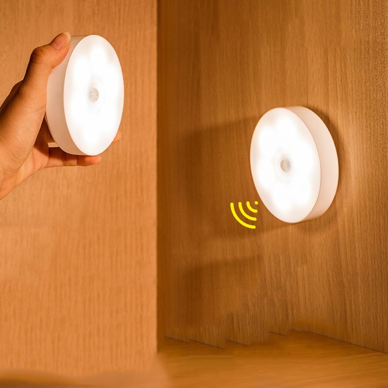 Đèn Cảm Ứng Chuyển Động, Đèn Led Tròn Cảm Biến Thông Minh Nhanh Nhạy ĐÈN TOKI