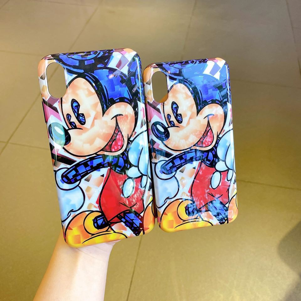 Ốp lưng iphone ⚡ mickey hoạt hình dẻo bóng đẹp ⚡ full viền  6,6s/6,6s,plus/7,8/7,8,plus/X,Xs/XSMAX/11/11,pro/11,pro,max