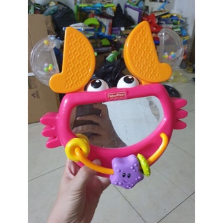 Cua lật đật có gương kèm leng keng fisher price