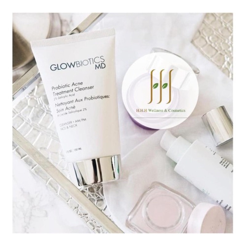 Sữa rửa mặt Glowbiotics Acne Treatment Cleanser cho da dầu mụn - Revitalizing Cleanser làm trắng da