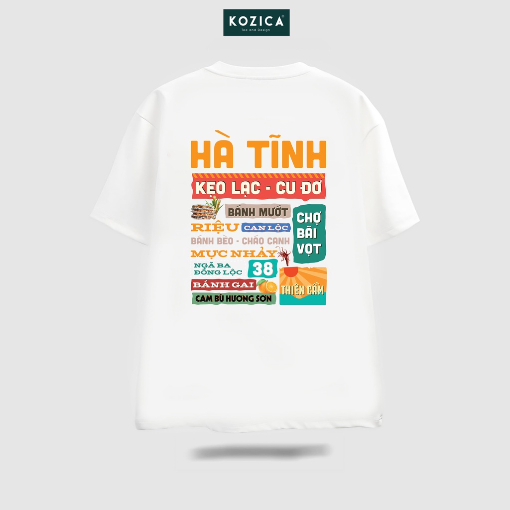 Áo Thun Hà Tĩnh Unisex Basic Tee Đi mô cụng nhớ về Hà Tĩnh
