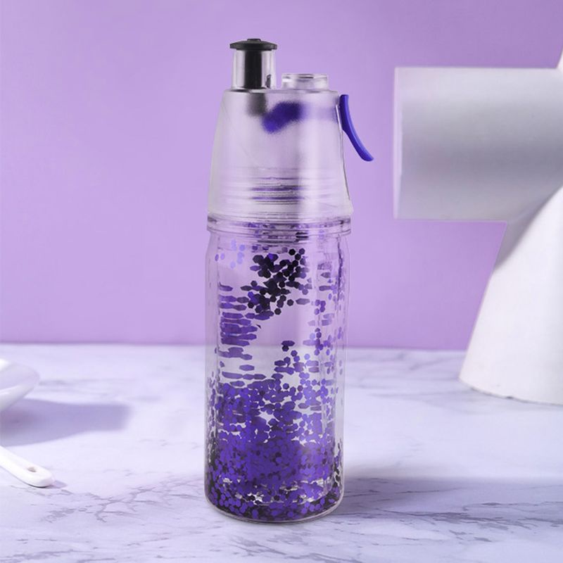 Bình Nước Hai Lớp Dung Tích 350ml Chống Tràn Tiện Dụng