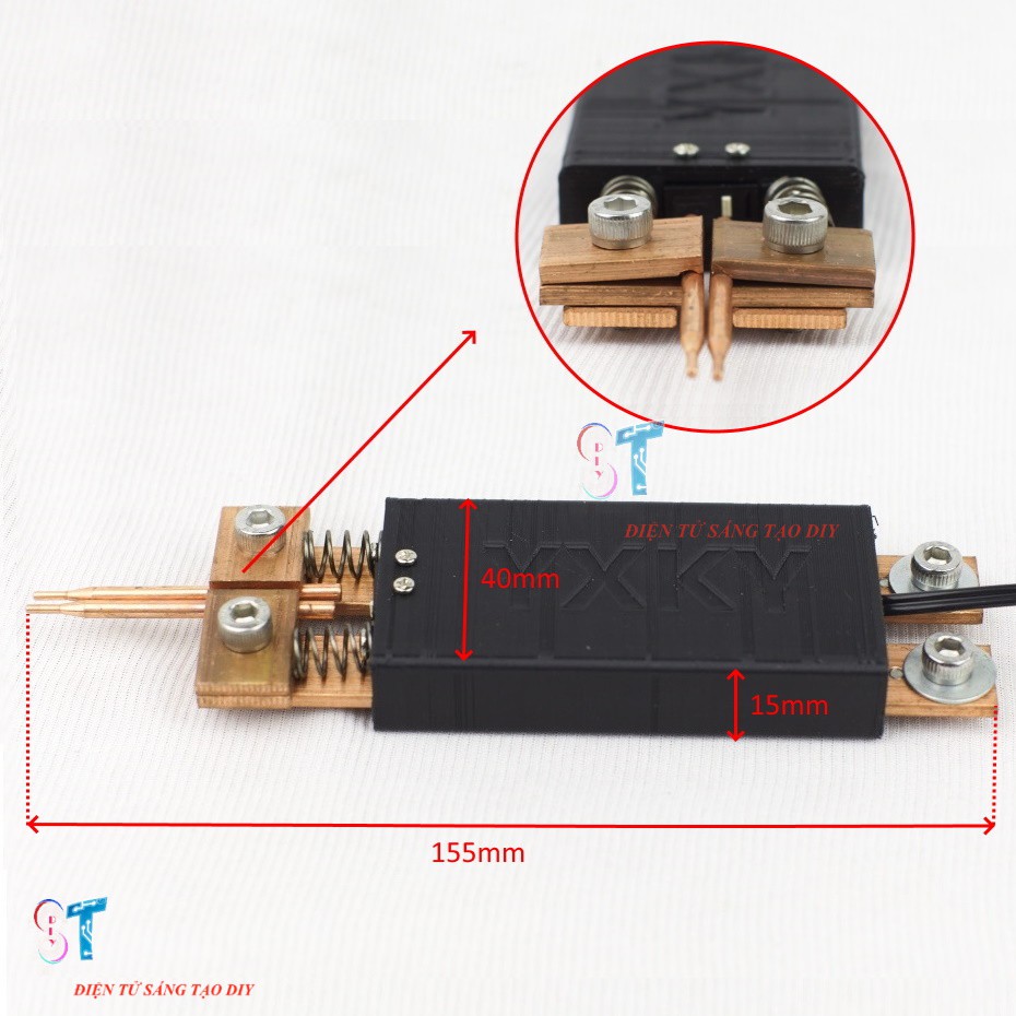 Tay Hàn Cân Lực Đồng Đỏ Cho Máy Hàn Cell Pin Kèm Phụ Kiện