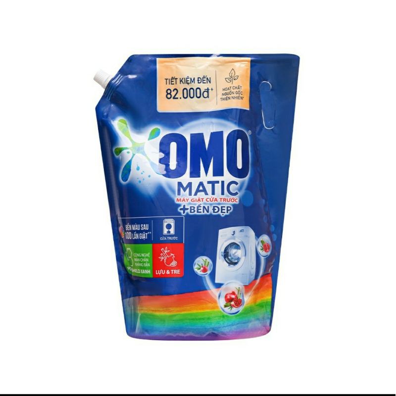 nước giặt omo matic cửa trước và cửa trên 3.7kg ( mẫu mới)