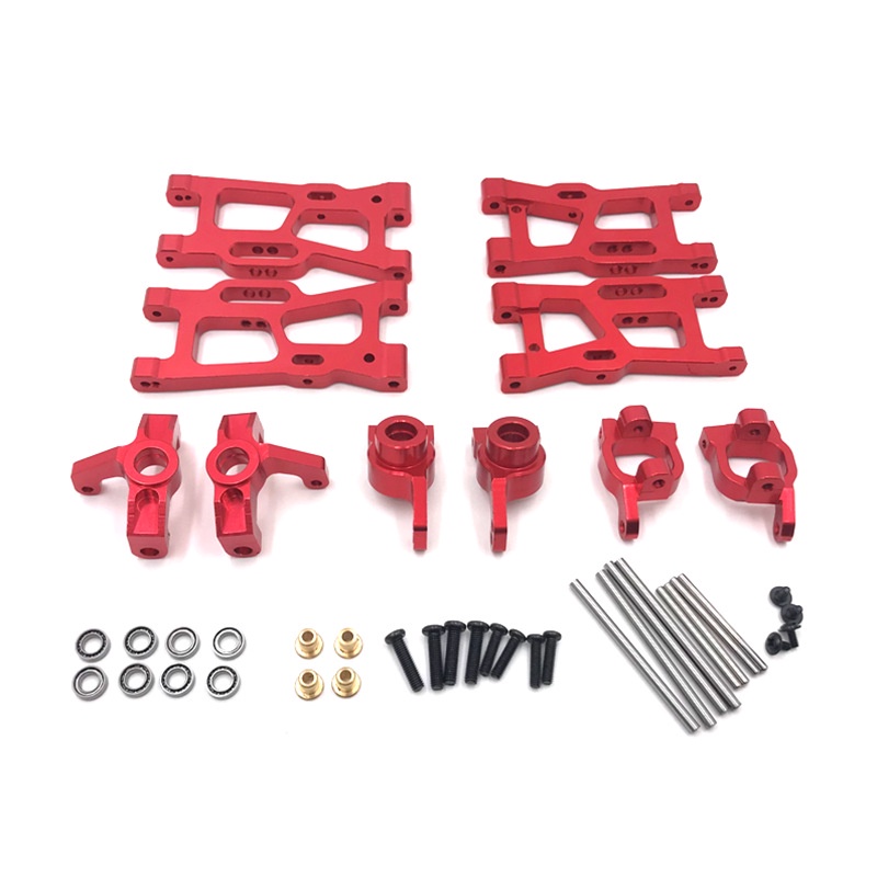 Bộ Phụ Kiện Nâng Cấp Tay Lái Bằng Kim Loại Cho WLtoys 144001 1/14 124018 124019 Phụ Kiện Xe Hơi Điều Khiển Từ Xa Tỉ Lệ 1/12