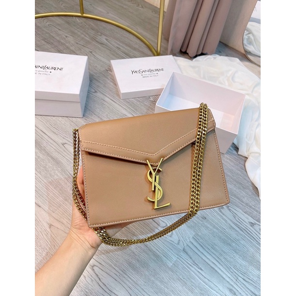 Túi YSL nẹp đinh full box