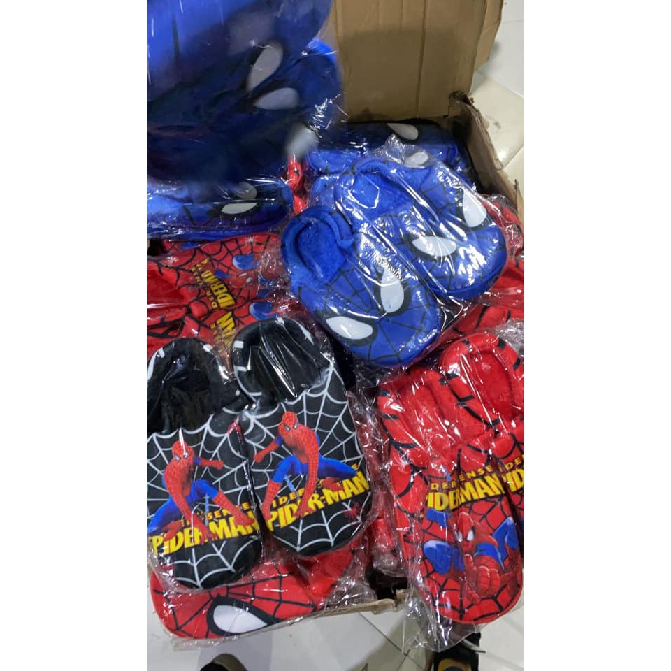 DÉP LÔNG ĐI TRONG NHÀ HÌNH NGƯỜI NHỆN CÁ TÍNH CHO BÉ TRAI