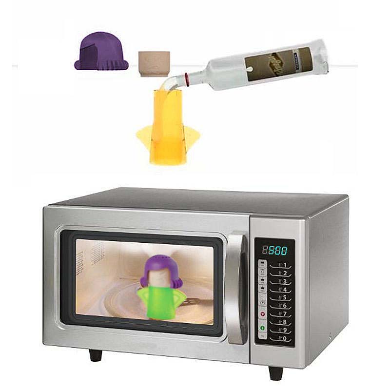 Dụng Cụ Vệ Sinh Lò Vi Sóng Angry Mama Dễ Dàng Vệ Sinh