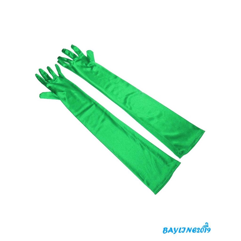 Găng Tay Dài Hở Ngón Màu Sắc Thời Trang Cho Nữ