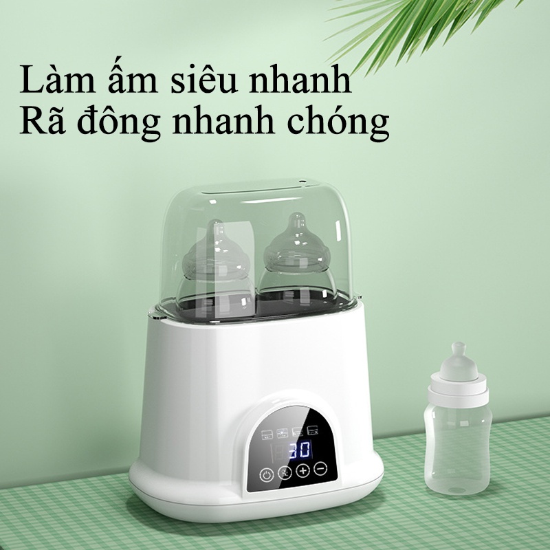 Máy tiệt trùng bình sữa Warm Milk đa năng cao cấp kiêm máy hâm sữa thông minh 2in1 giúp giữ nhiệt bình sữa
