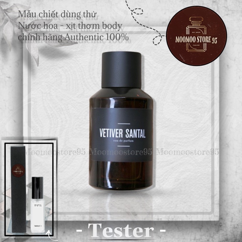 -𝐌𝐨𝐨𝐌𝐨𝐨- Nước hoa dùng thử Vetiver Santal by Marie Jeanne 5ml/10ml/20ml