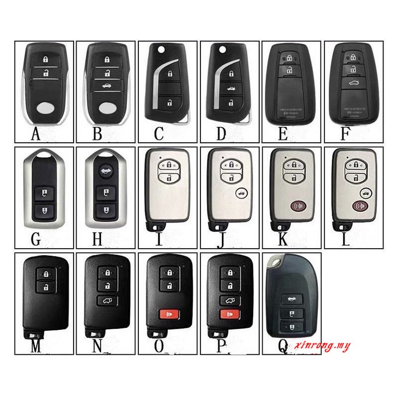 Vỏ Bọc Chìa Khóa Điều Khiển Từ Xa Bằng Da Cho Toyota Vios / New Vios 2019-2020