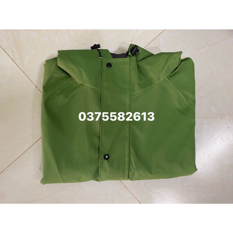Áo mưa măng tô nữ 2 lớp cao cấp xuất khẩu