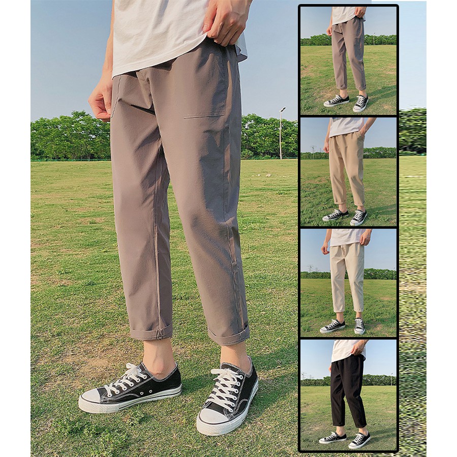 [Mẫu Mới] Quần Nam Kaki Basic Dáng Baggy Trơn Màu Phong Cách Trẻ Trung Thời Trang Zenkonu QUAN NAM 1000060V1