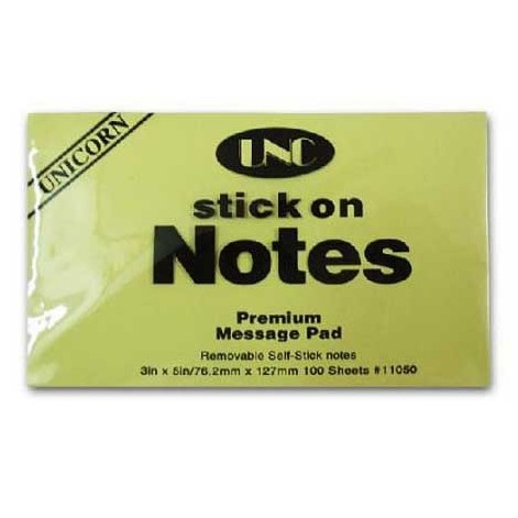 Giấy note ghi chú vàng 3x2", 3x3", 3x4", 3x5"