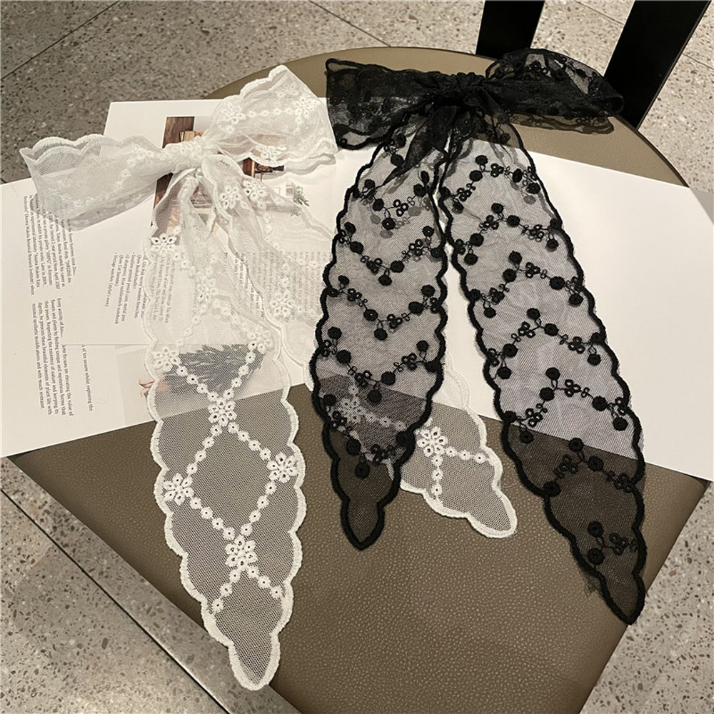 Dây Buộc Tóc Ren Hoa Thời Trang Hàn Quốc Cho Nữ